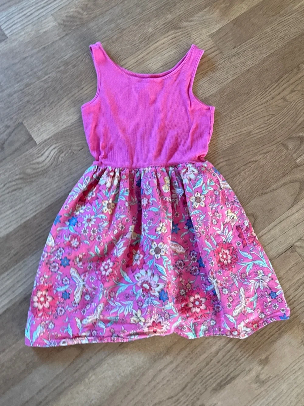 GAP girls floral pink summer dress